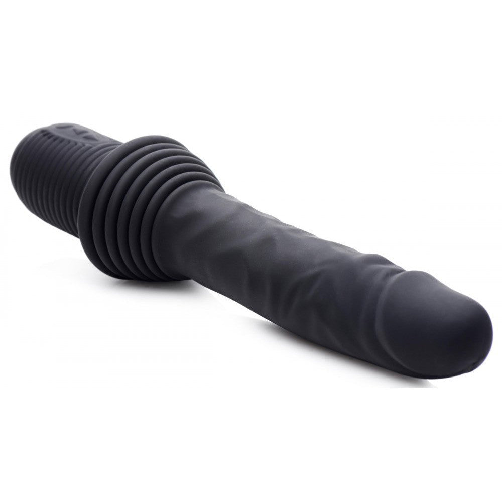 10X Silicone Vibrating and Thrusting Dildo - DealByEthan.gay loves Master Series