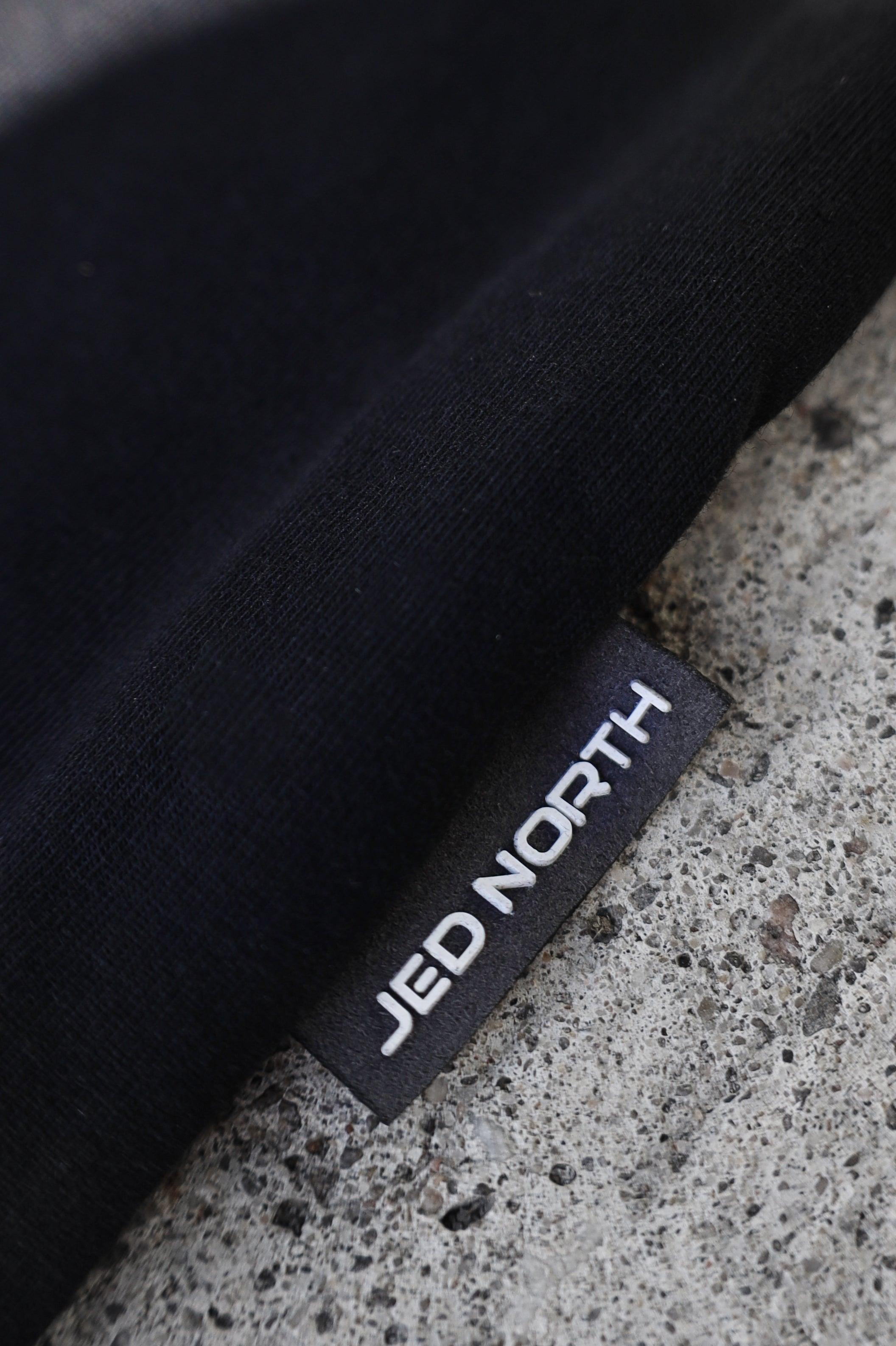 Jed North Energy Oversize-Langarm-T-Shirt 2.0 - Obsidianschwarz