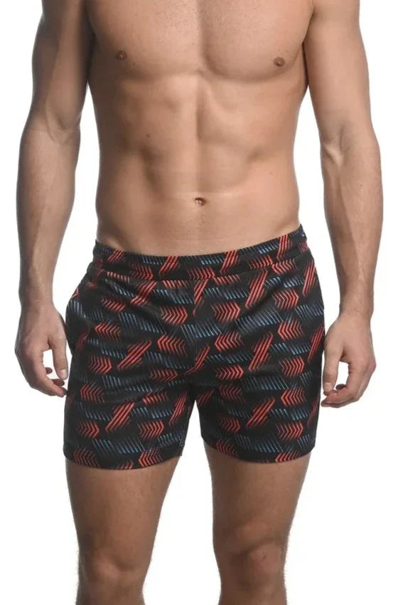 ARROWS PRINTED STRETCH MESH PERFORMANCE SHORT - DealByEthan.gay loves ST33LE
