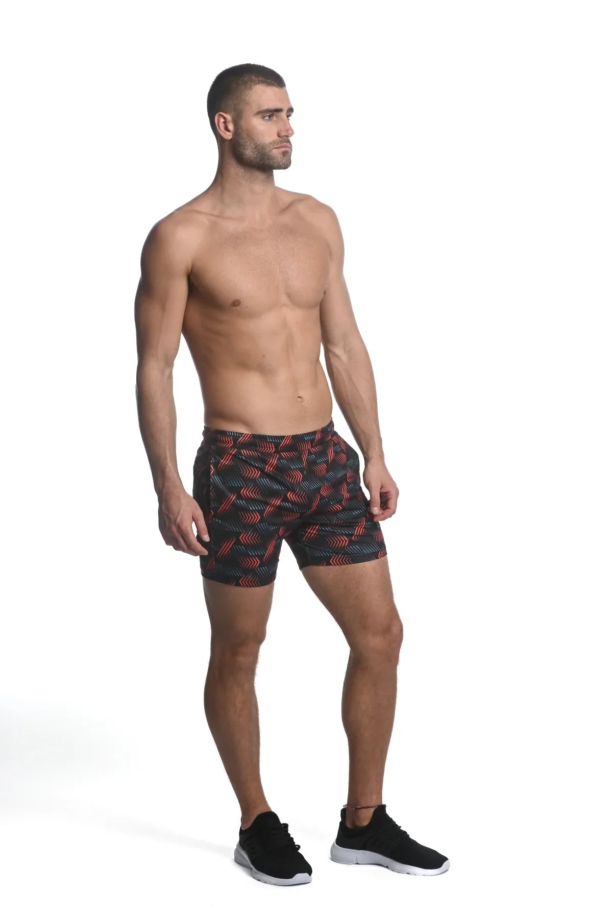 ARROWS PRINTED STRETCH MESH PERFORMANCE SHORT - DealByEthan.gay loves ST33LE