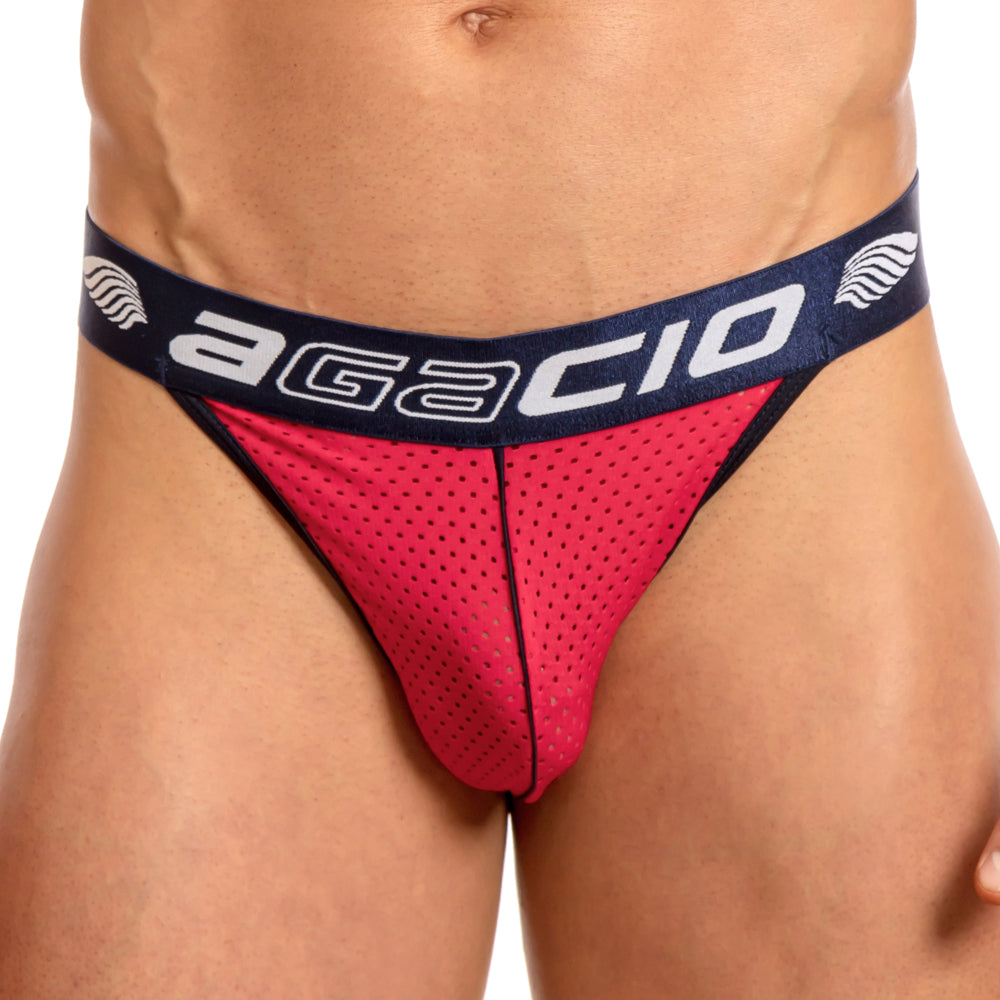 Agacio AGK016 Mesh Thong - DealByEthan.gay loves Agacio