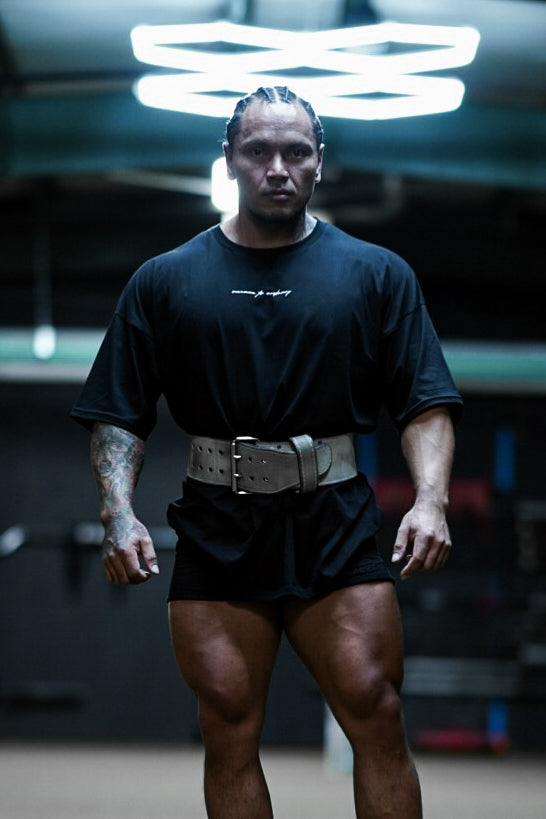 Jed North Energy Oversized T-Shirt - Menace Black