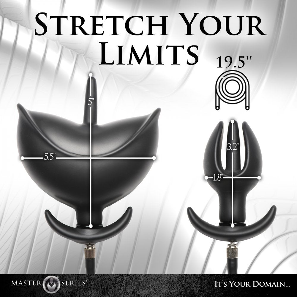 Ass Bound Anchor Inflatable Silicone Anal Plug - DealByEthan.gay loves Master Series