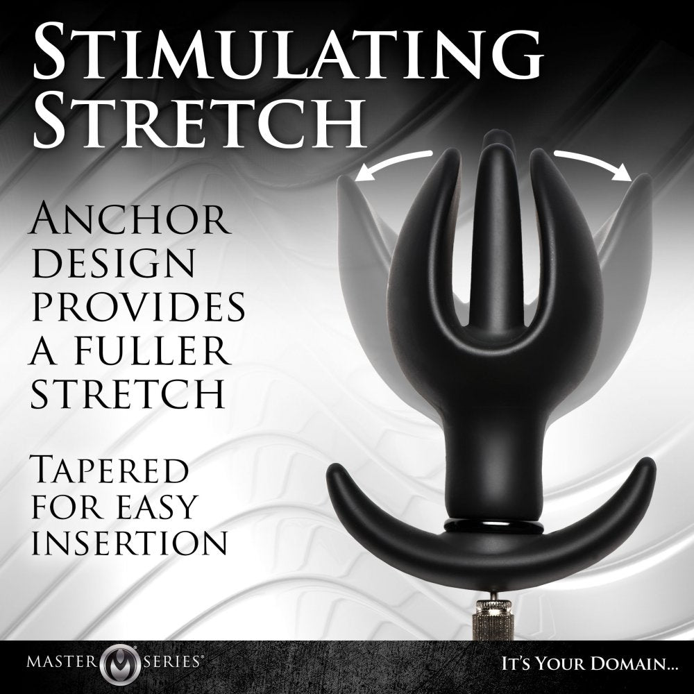 Ass Bound Anchor Inflatable Silicone Anal Plug - DealByEthan.gay loves Master Series