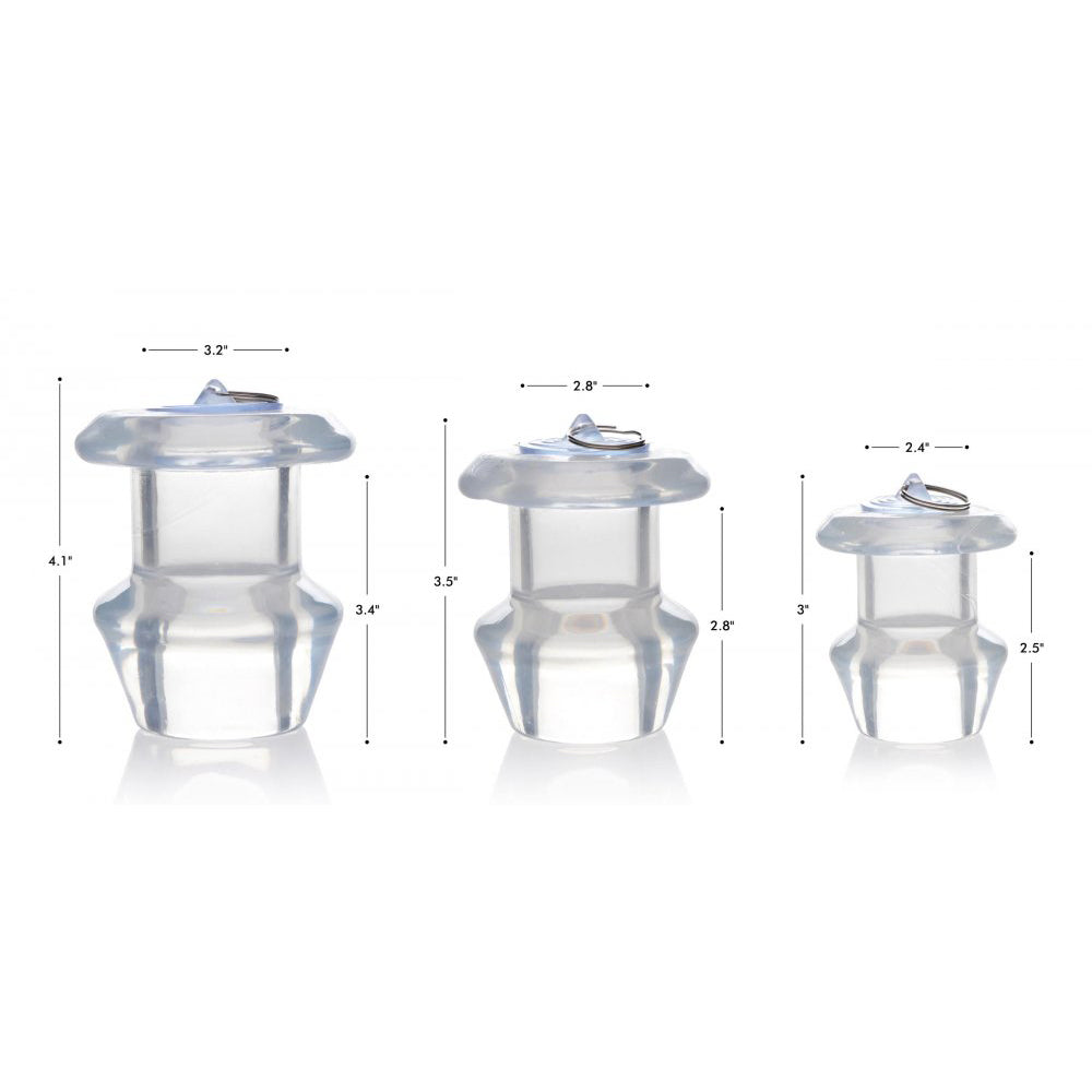 Ass Bung Clear Hollow Anal Dilator with Plug - DealByEthan.gay loves Master Series