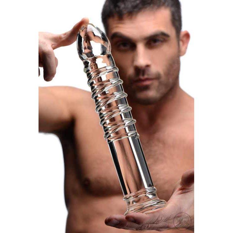 Behemoth Ribbed XL Dildo - DealByEthan.gay loves Master Series