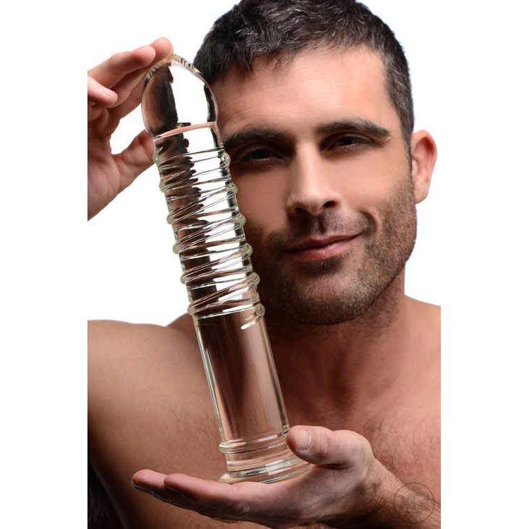 Behemoth Ribbed XL Dildo - DealByEthan.gay loves Master Series