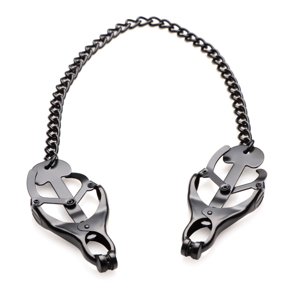 Black Japanese Nipple Clamps - DealByEthan.gay loves Master Series