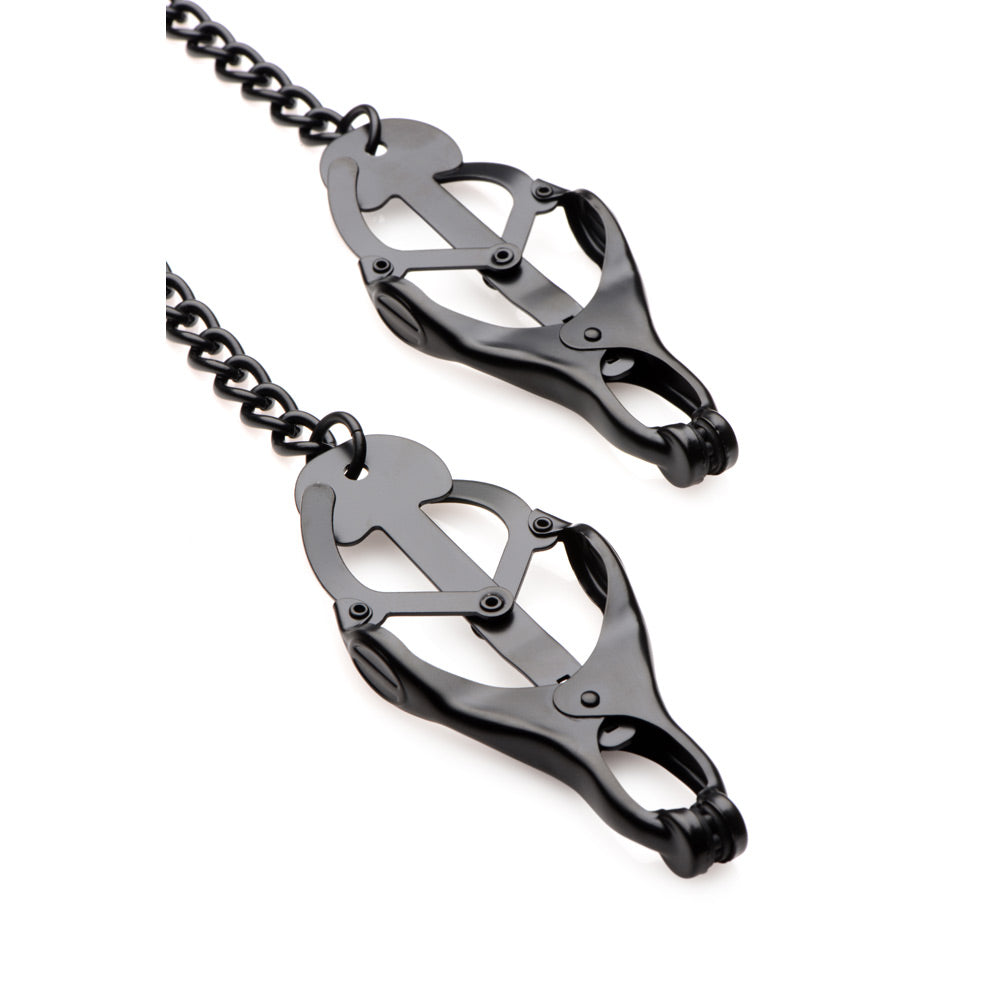 Black Japanese Nipple Clamps - DealByEthan.gay loves Master Series