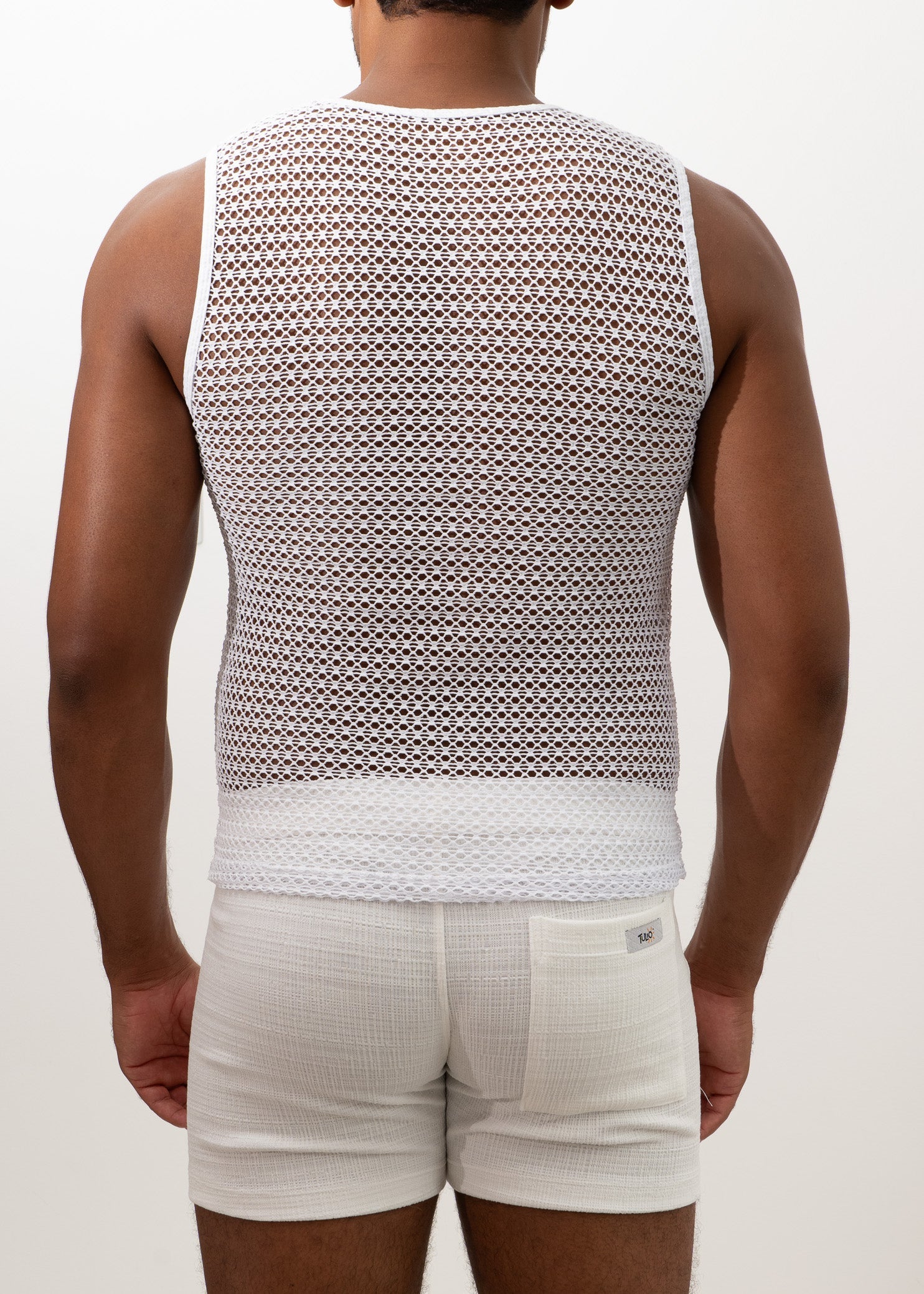 CROCHET MUSCLE TANK TOP - DealByEthan.gay loves Tulio