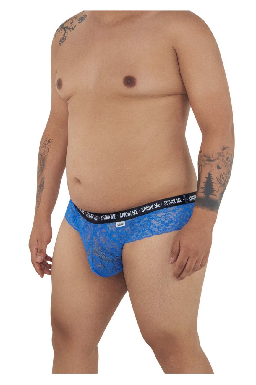 CandyMan 99615X Spank Me Lace Briefs Color Dark Blue - DealByEthan.gay loves CandyMan
