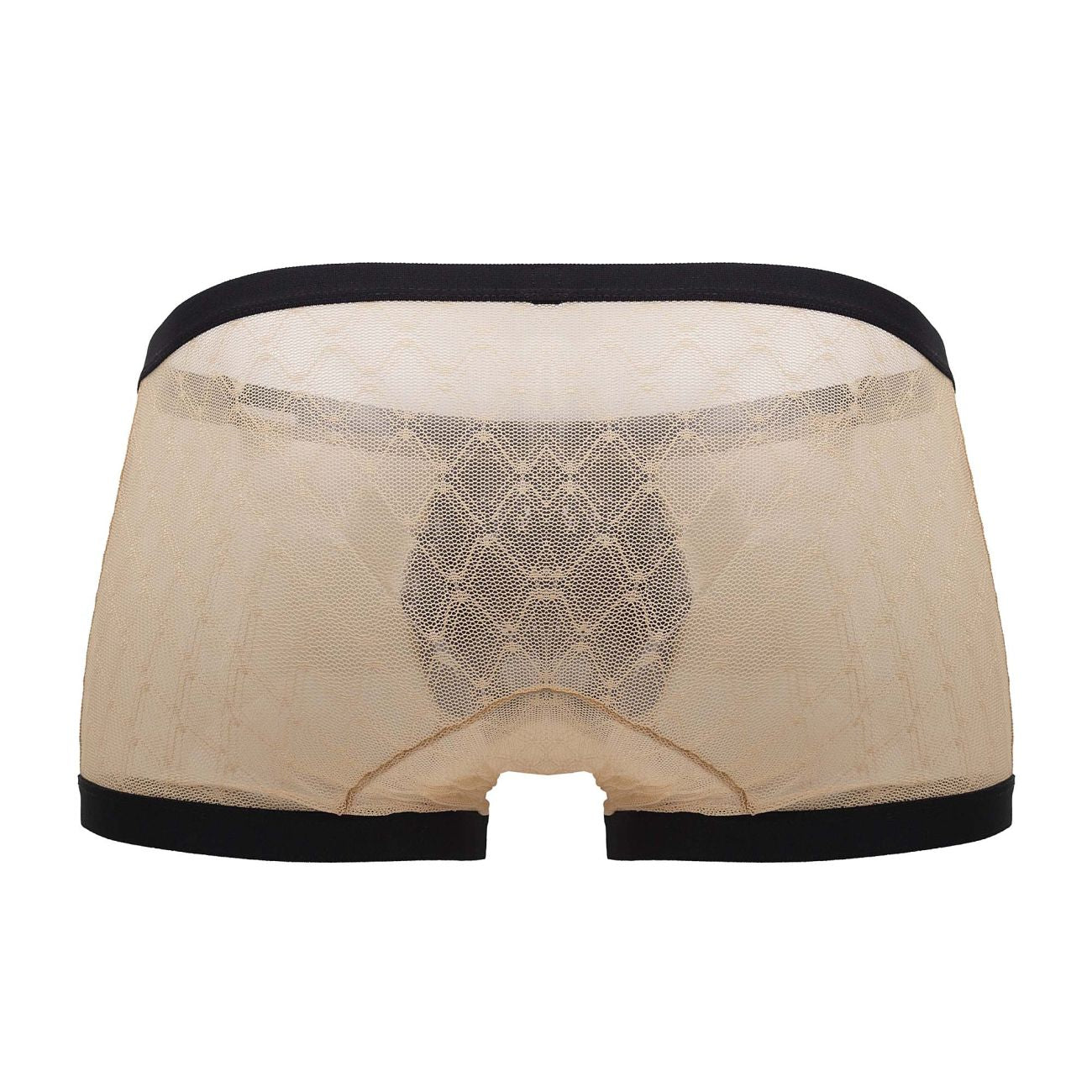 CandyMan 99750 Lace Trunks Color Nude-Black - DealByEthan.gay loves CandyMan