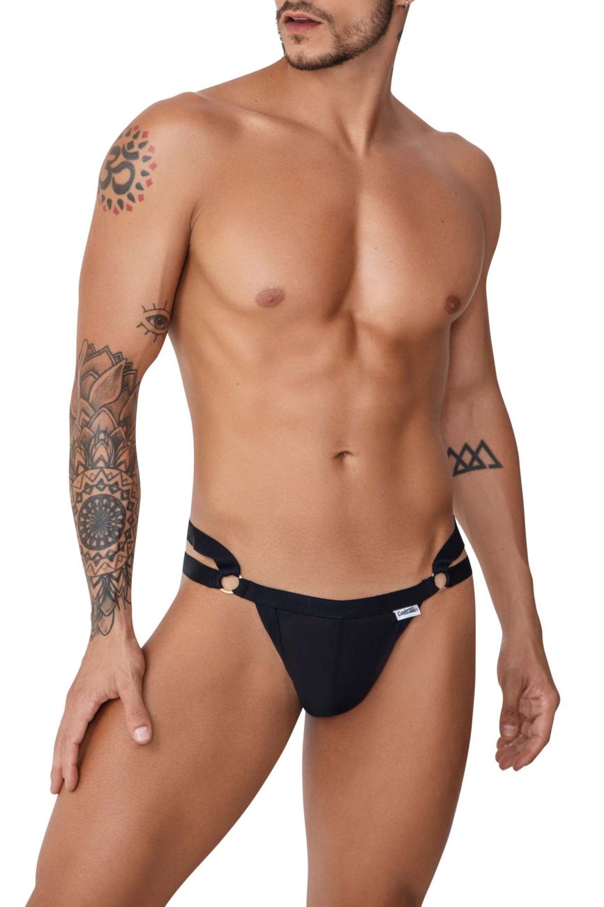 CandyMan 99751 Microfiber G-String Color Black - DealByEthan.gay loves CandyMan