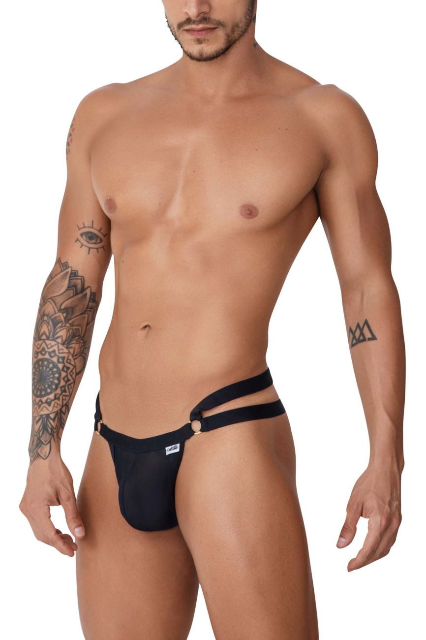 CandyMan 99751 Microfiber G-String Color Black - DealByEthan.gay loves CandyMan