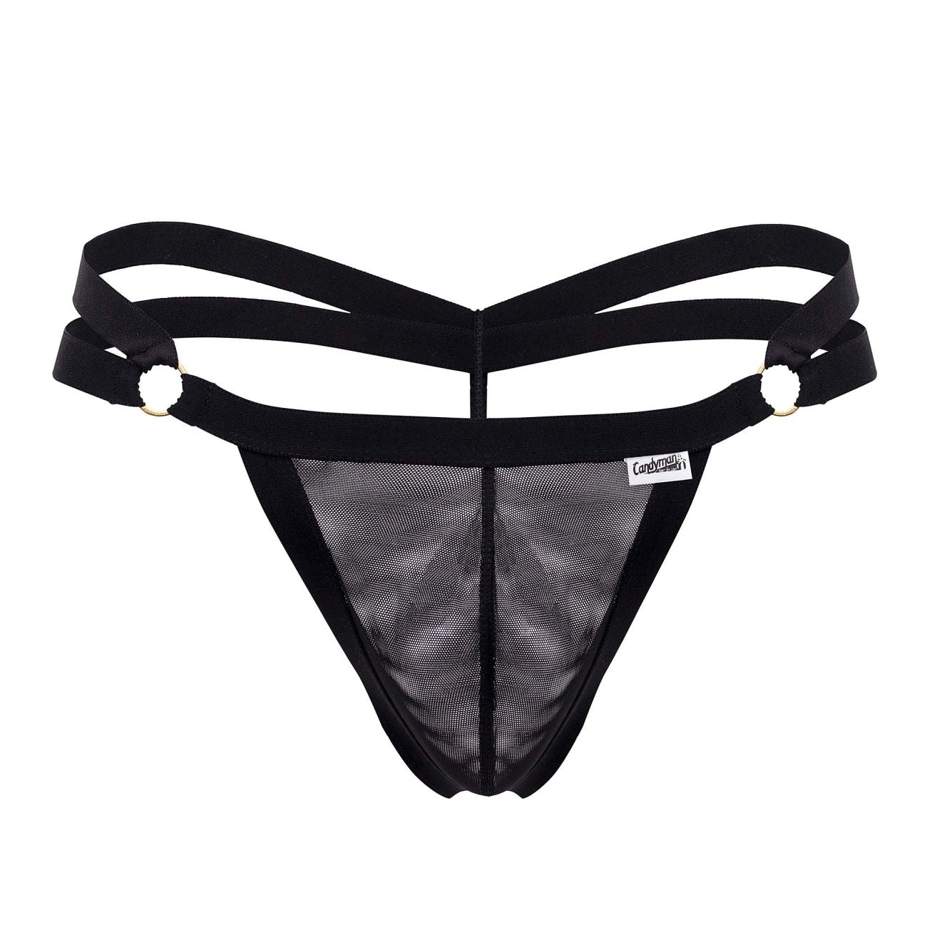 CandyMan 99751 Microfiber G-String Color Black - DealByEthan.gay loves CandyMan