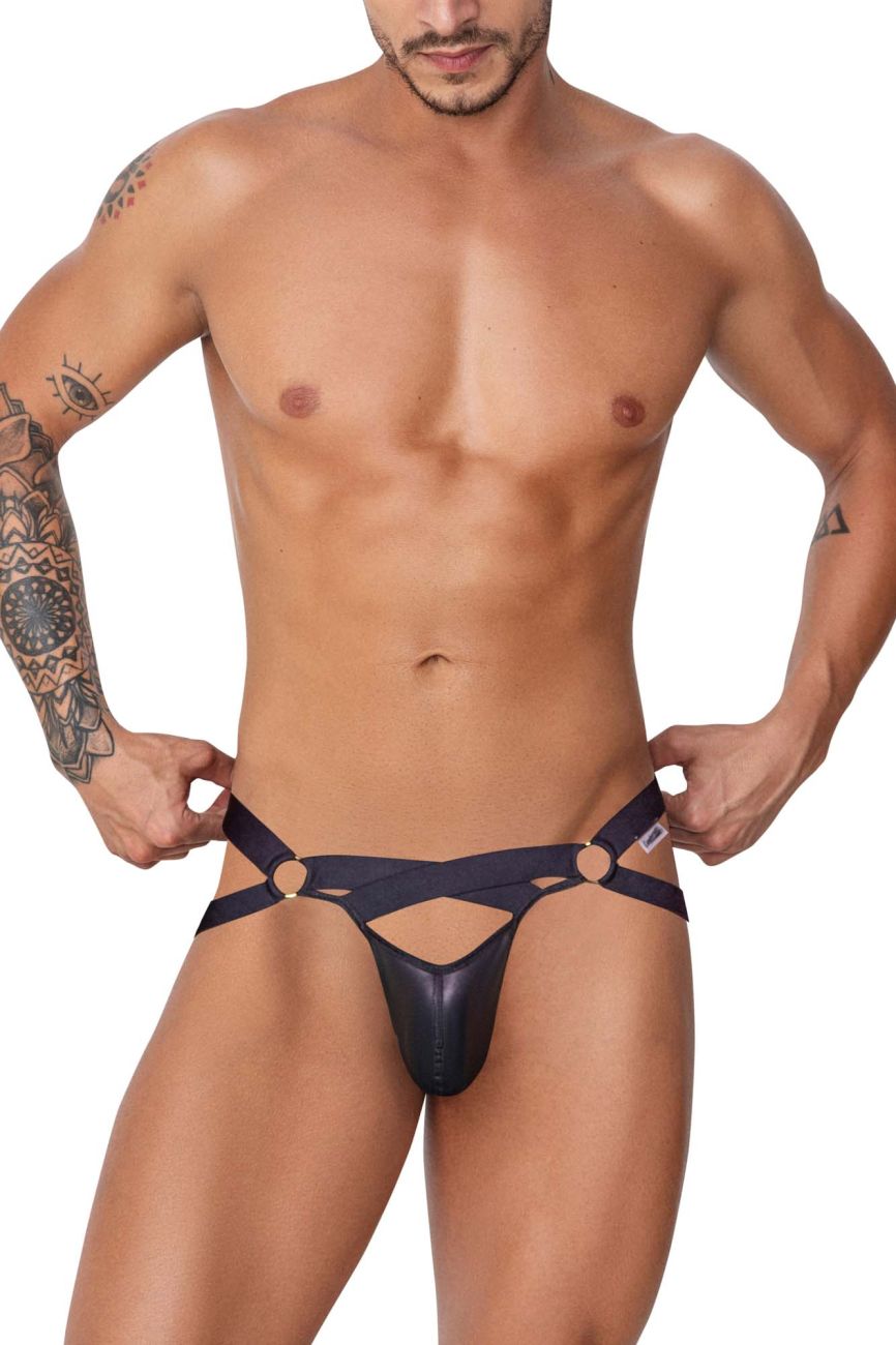 CandyMan 99761 Jock G-String Color Black - DealByEthan.gay loves CandyMan