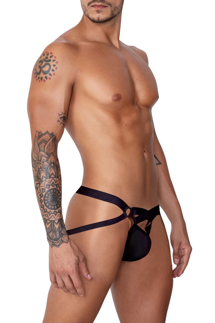 CandyMan 99761 Jock G-String Color Black - DealByEthan.gay loves CandyMan