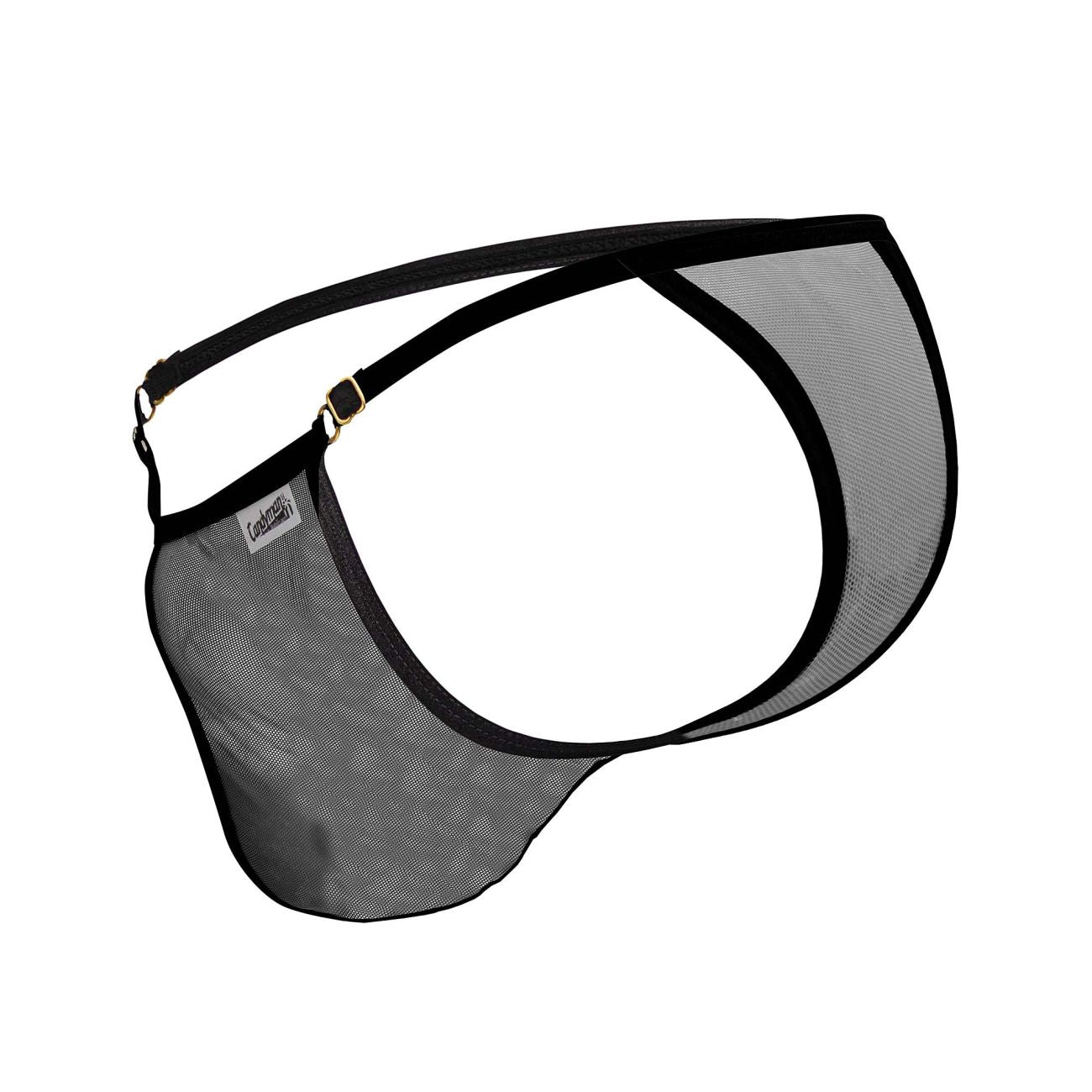 CandyMan 99776 Mesh Thongs Color Black - DealByEthan.gay loves CandyMan