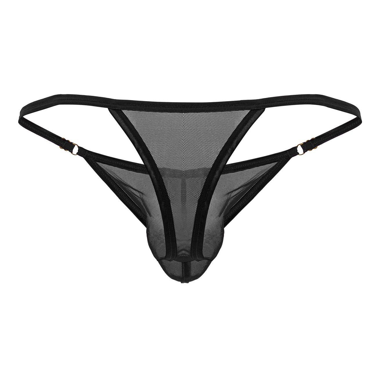 CandyMan 99776 Mesh Thongs Color Black - DealByEthan.gay loves CandyMan