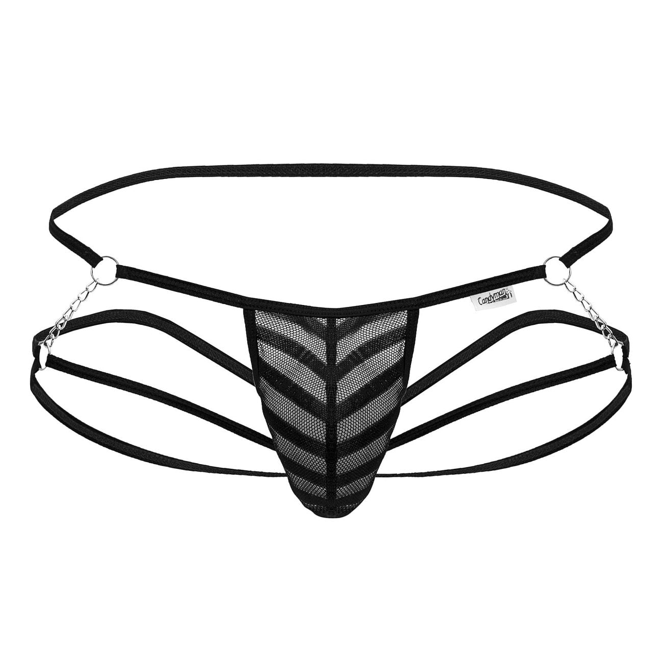 CandyMan 99793 Mesh Jock Thongs Color Black - DealByEthan.gay loves CandyMan