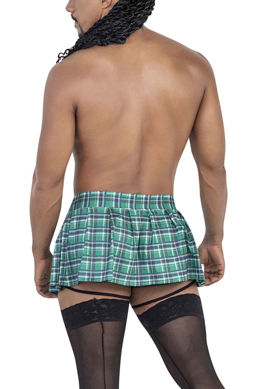 CandyMan 99799 Garter Outfit Color Green - DealByEthan.gay loves CandyMan