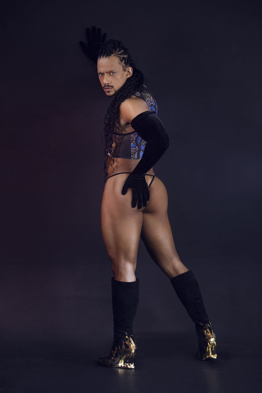 CandyMan 99805 Stained Glass Tank Top Color Black-Print - DealByEthan.gay loves CandyMan