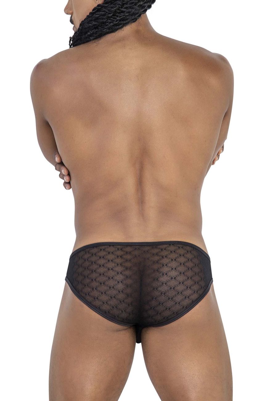 CandyMan 99812 Mesh Briefs Color Black - DealByEthan.gay loves CandyMan