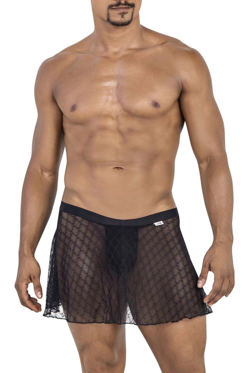 CandyMan 99813 Mesh Skirt Color Black - DealByEthan.gay loves CandyMan