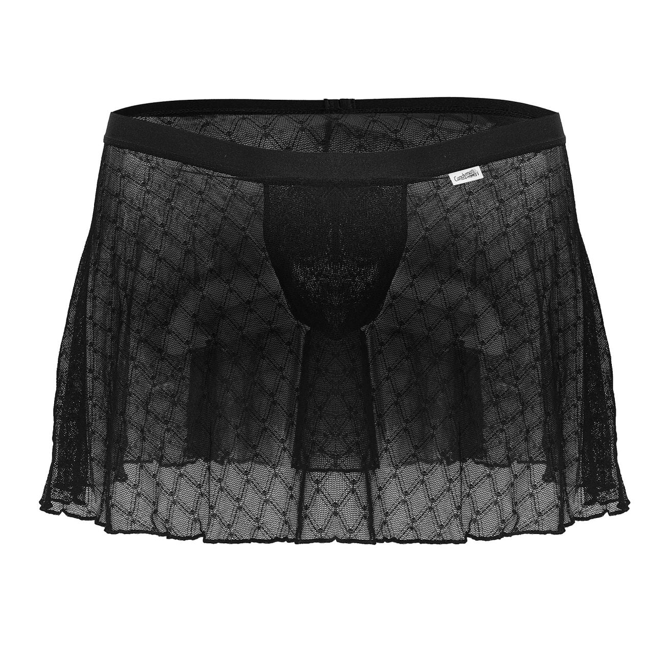 CandyMan 99813 Mesh Skirt Color Black - DealByEthan.gay loves CandyMan