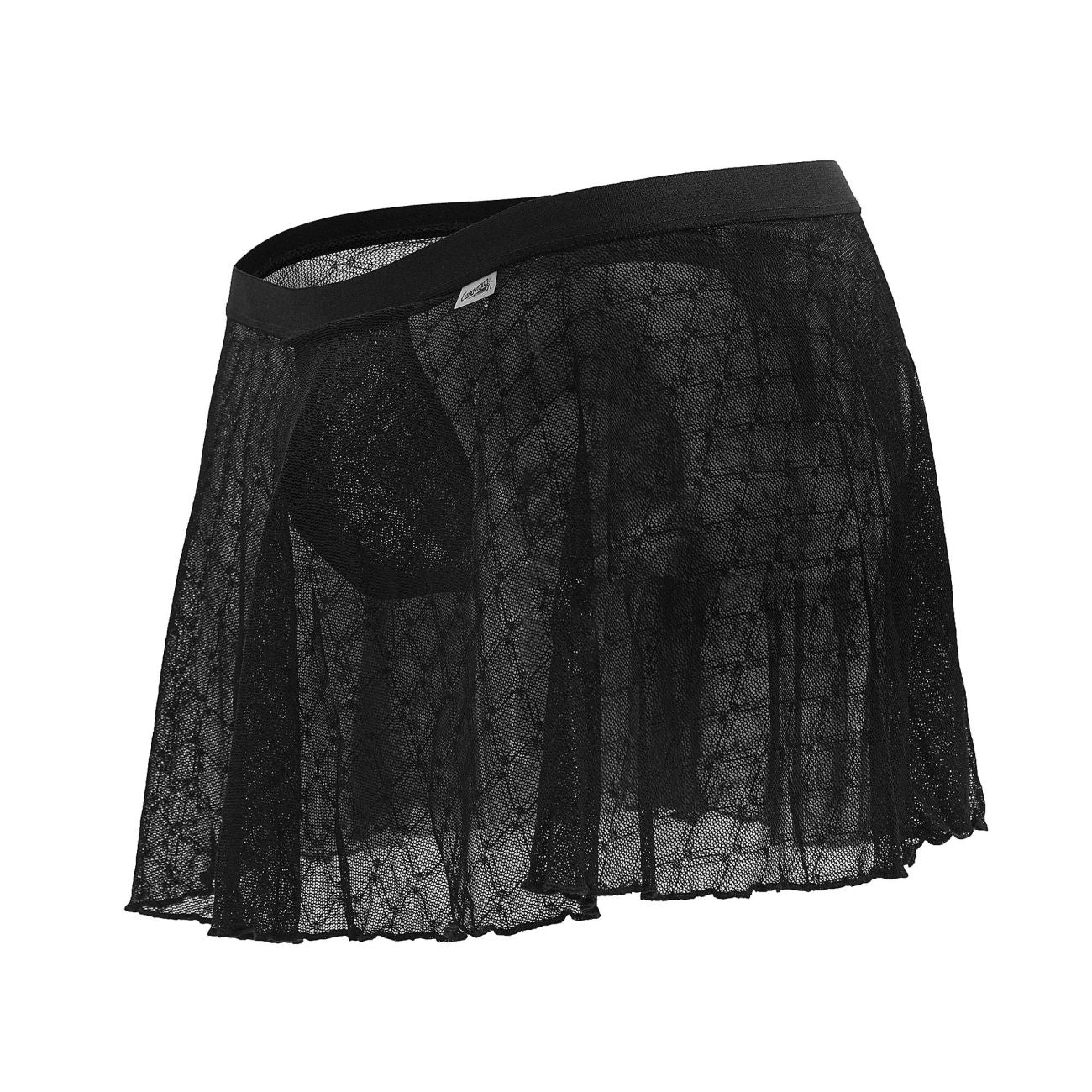 CandyMan 99813 Mesh Skirt Color Black - DealByEthan.gay loves CandyMan