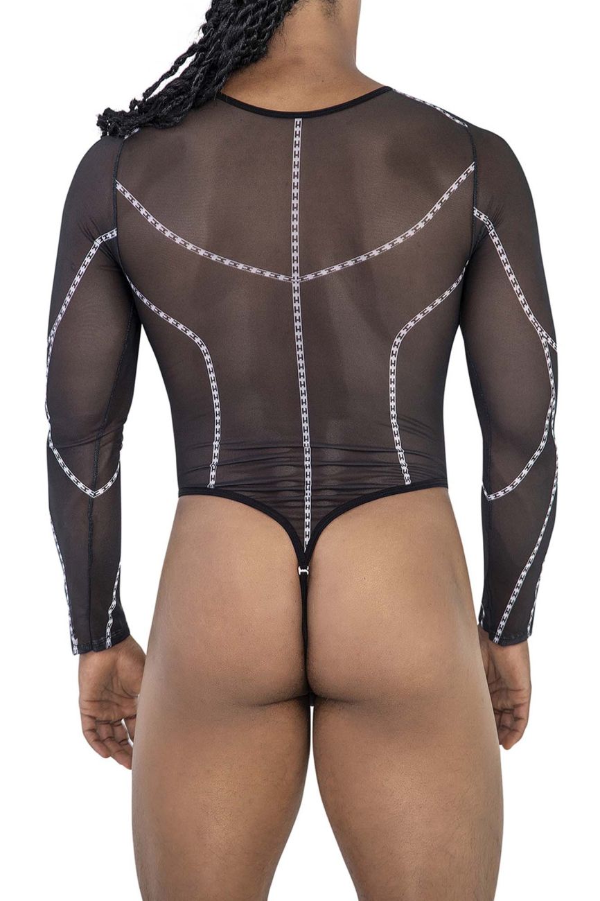 CandyMan 99816 Mesh Bodysuit Color Black - DealByEthan.gay loves CandyMan