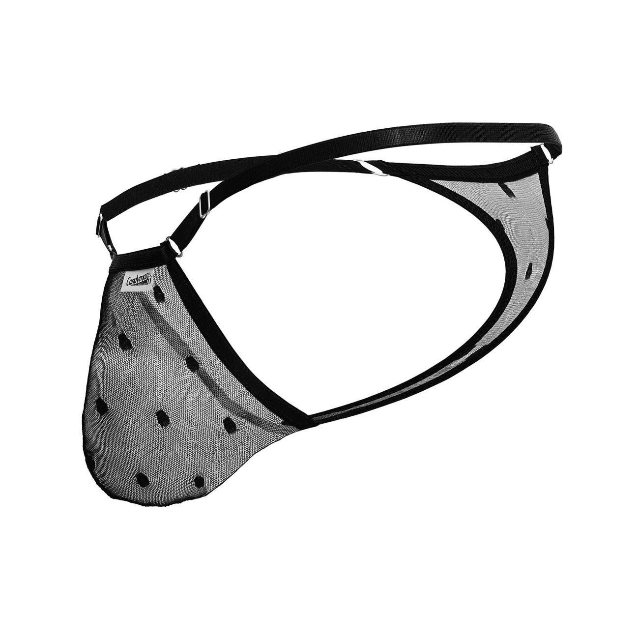 CandyMan 99824 Mesh Thongs Color Black - DealByEthan.gay loves CandyMan