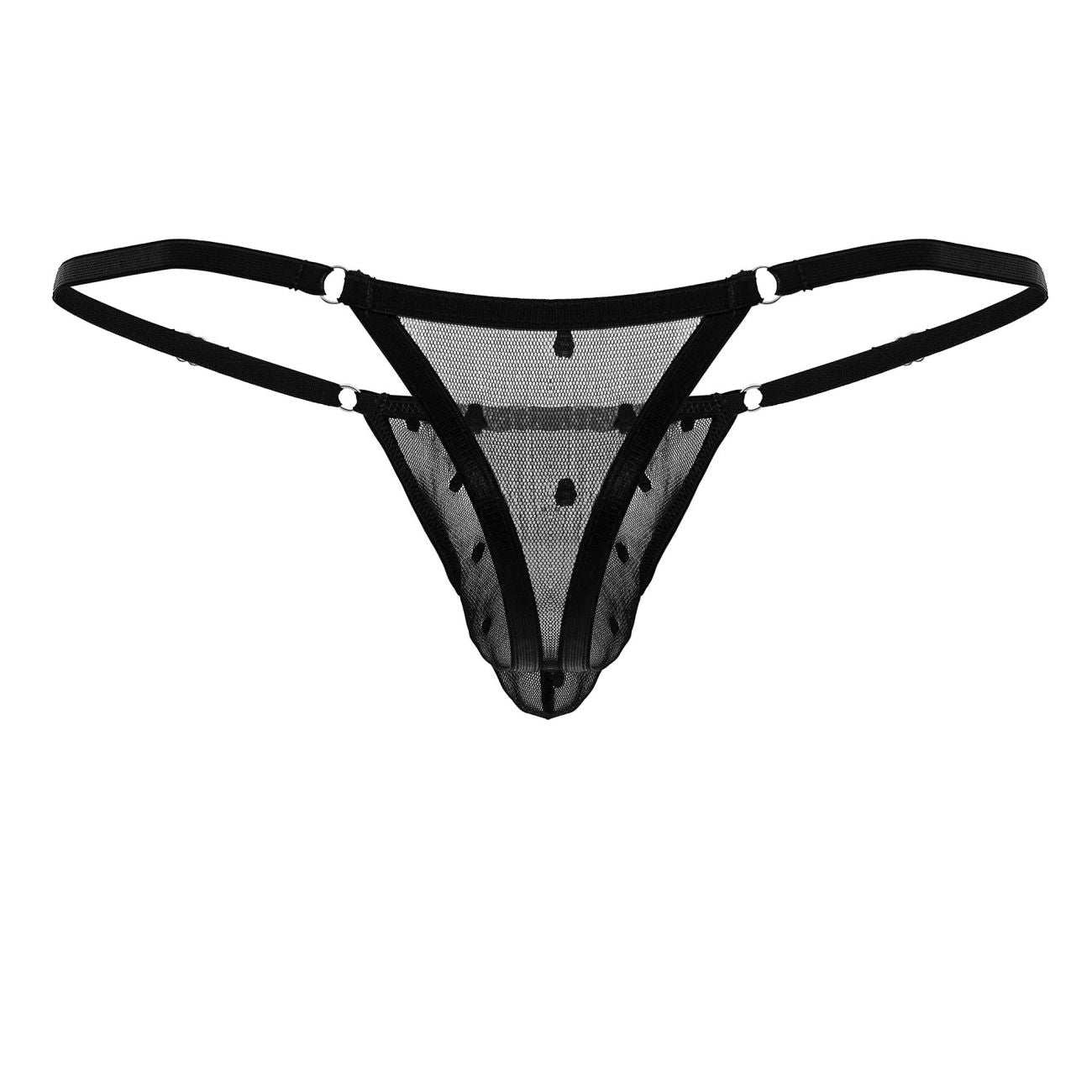CandyMan 99824 Mesh Thongs Color Black - DealByEthan.gay loves CandyMan