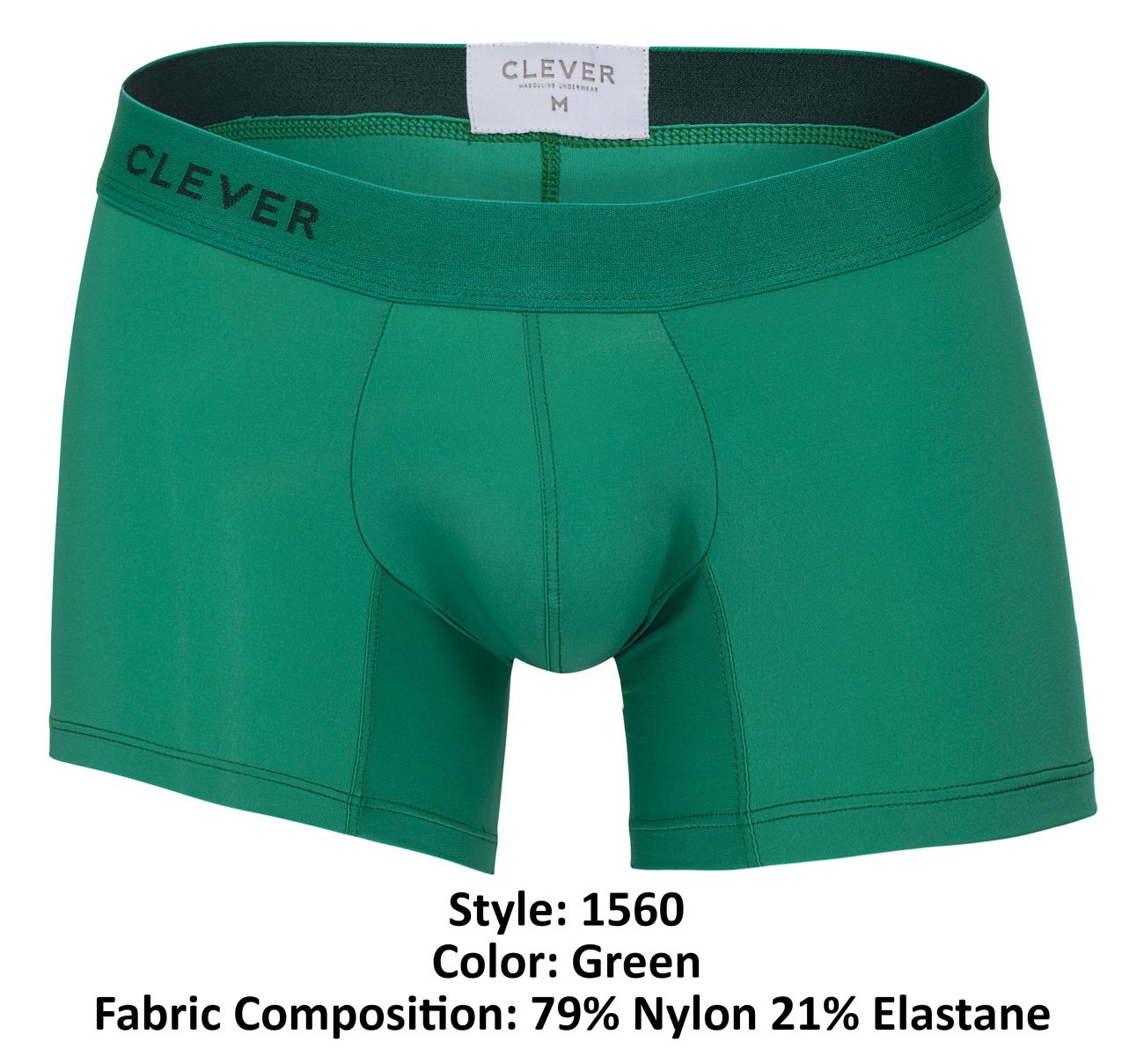 Clever 1560 Malba Boxer Briefs Color Green - DealByEthan.gay loves Clever