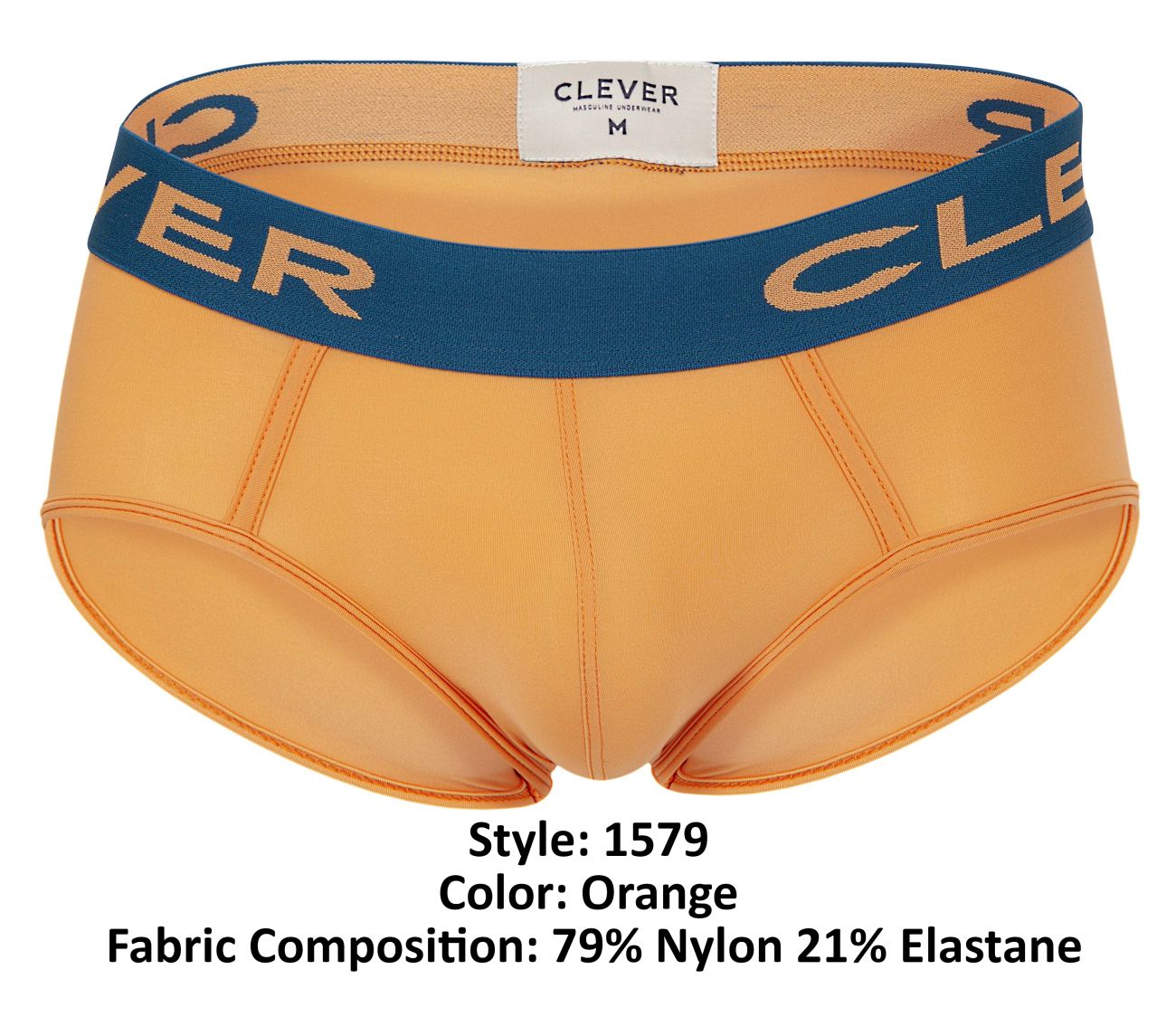 Clever 1579 Coque Briefs Color Orange - DealByEthan.gay loves Clever
