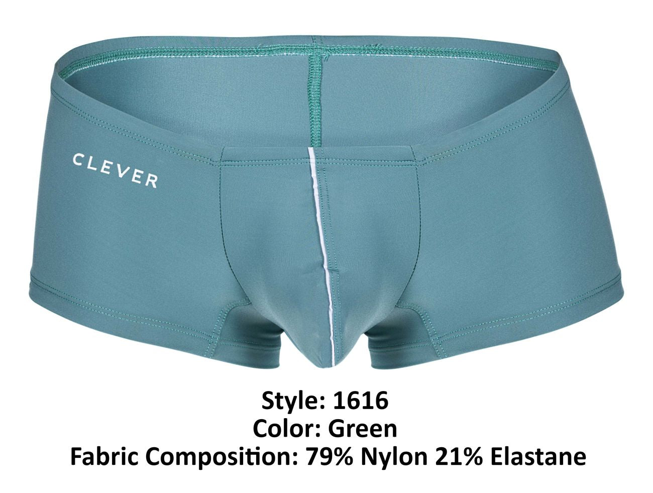 Clever 1616 Mente Trunks Color Green - DealByEthan.gay loves Clever