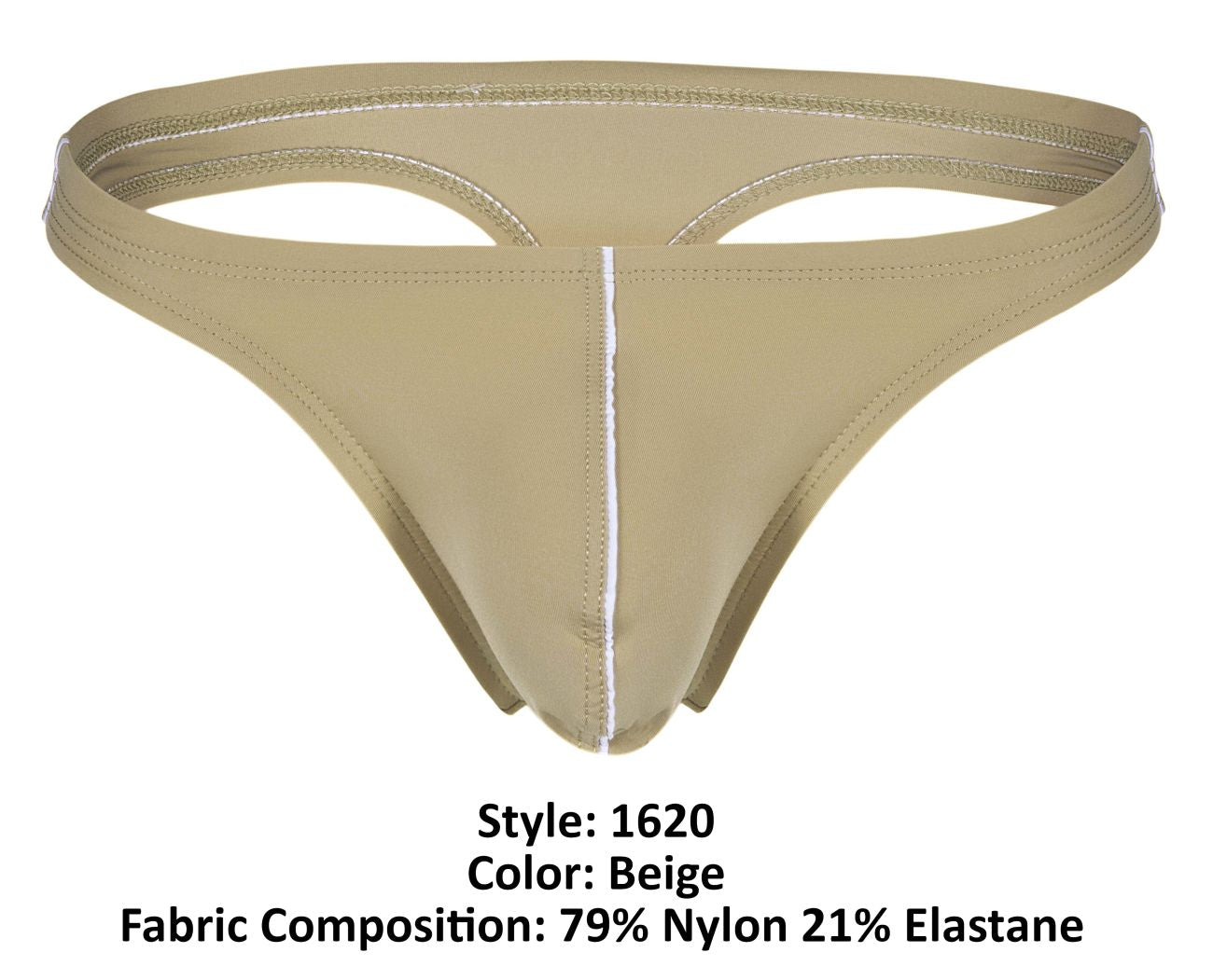 Clever 1620 Mente Thongs Color Beige - DealByEthan.gay loves Clever