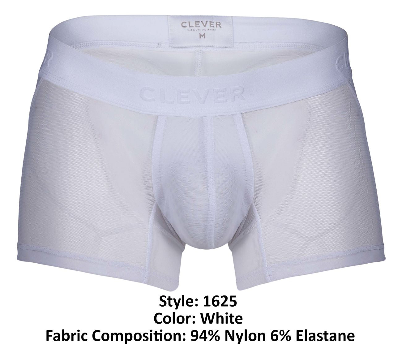 Clever 1625 Yin Yang Trunks Color White - DealByEthan.gay loves Clever