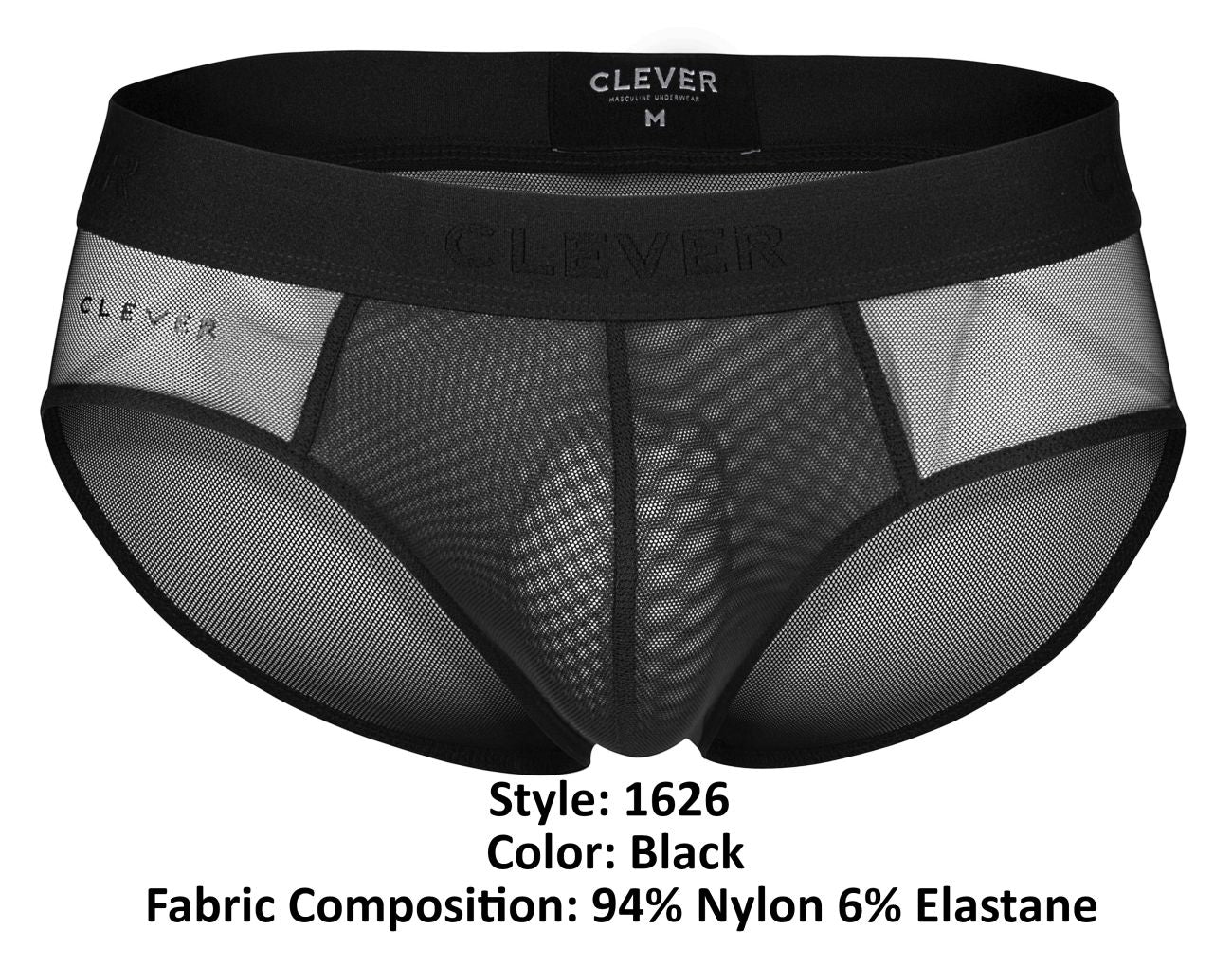 Clever 1626 Yin Yang Briefs Color Black - DealByEthan.gay loves Clever