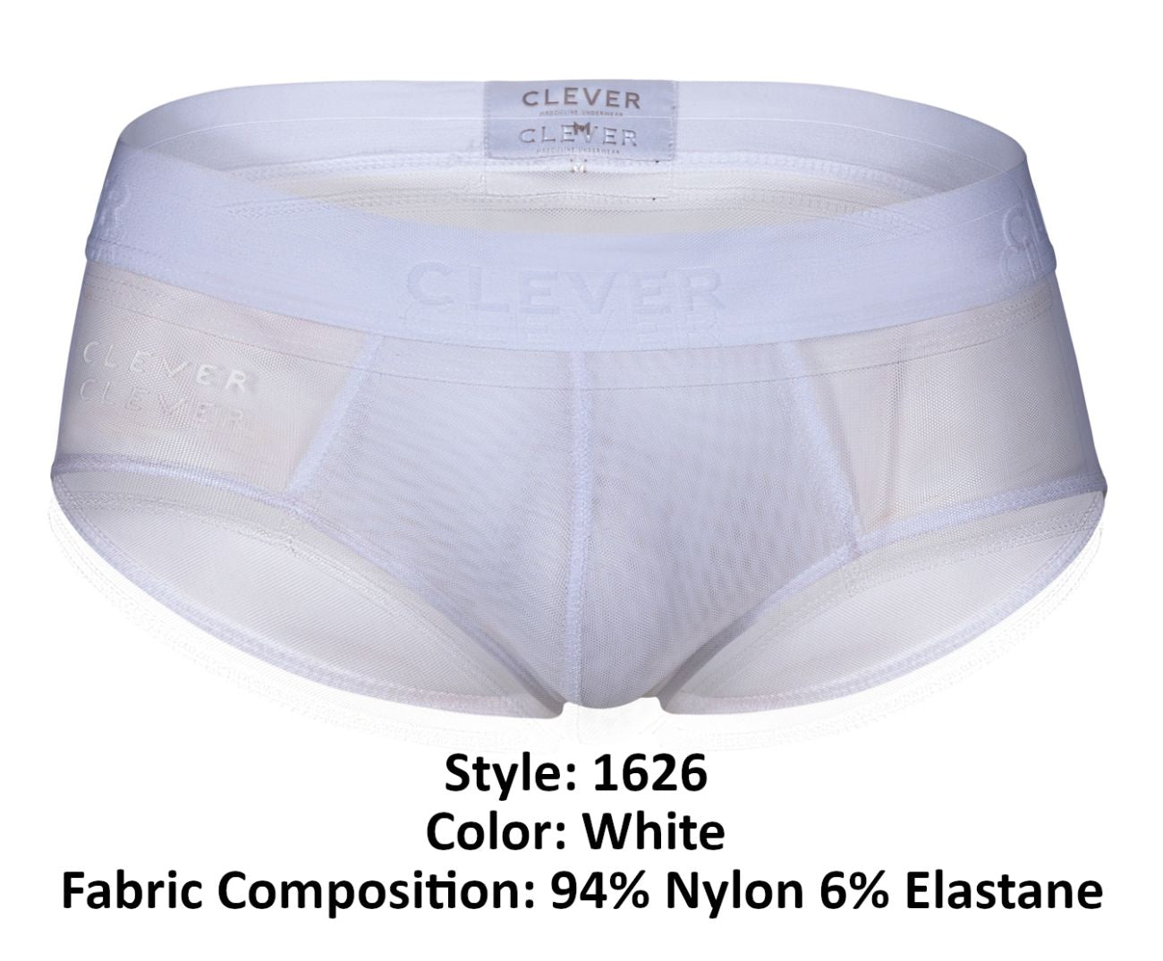 Clever 1626 Yin Yang Briefs Color White - DealByEthan.gay loves Clever