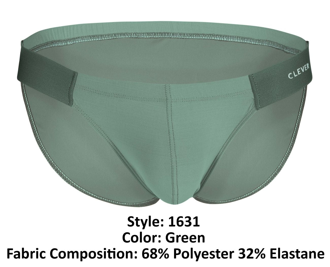 Clever 1631 Secure Bikini Color Green - DealByEthan.gay loves Clever