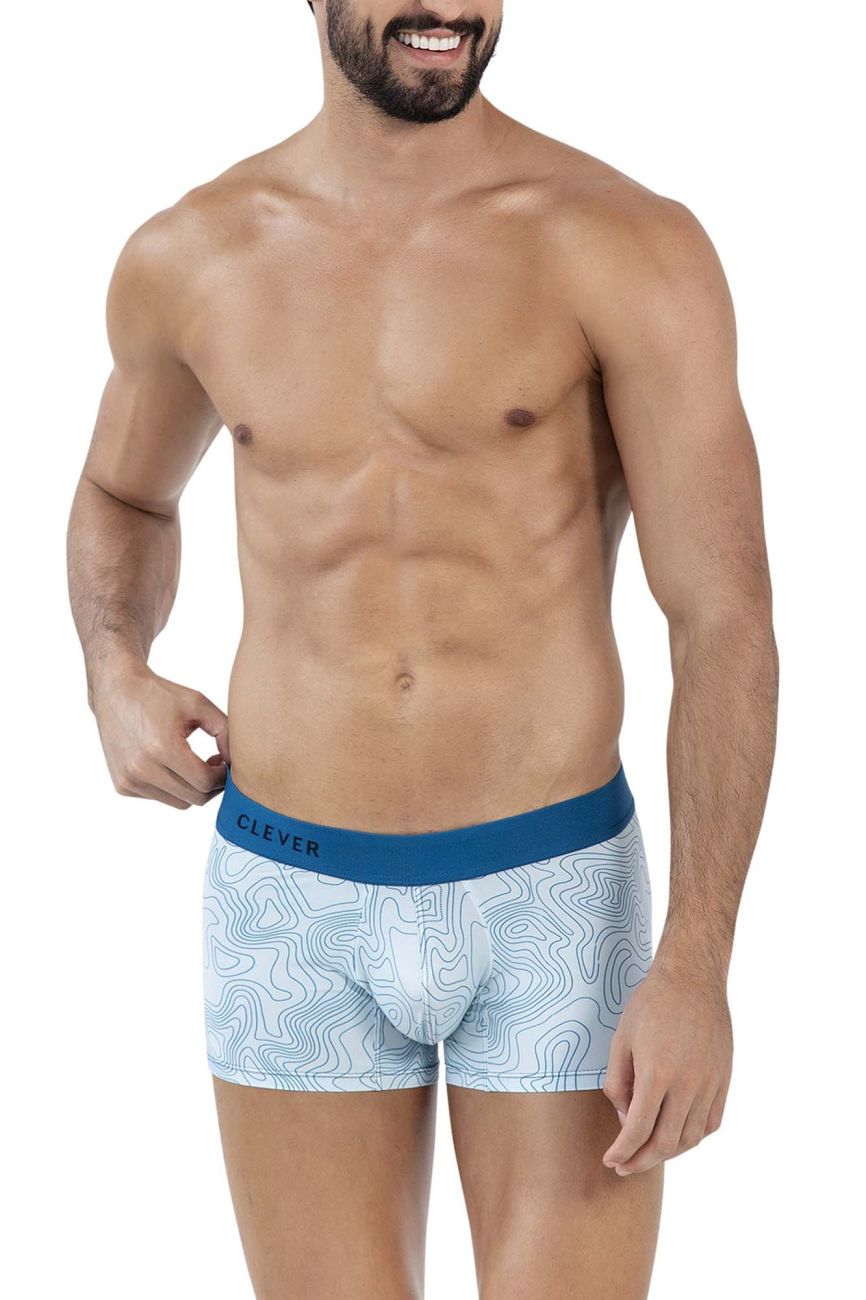 Clever 1640 Emphatic Trunks Color Blue - DealByEthan.gay loves Clever