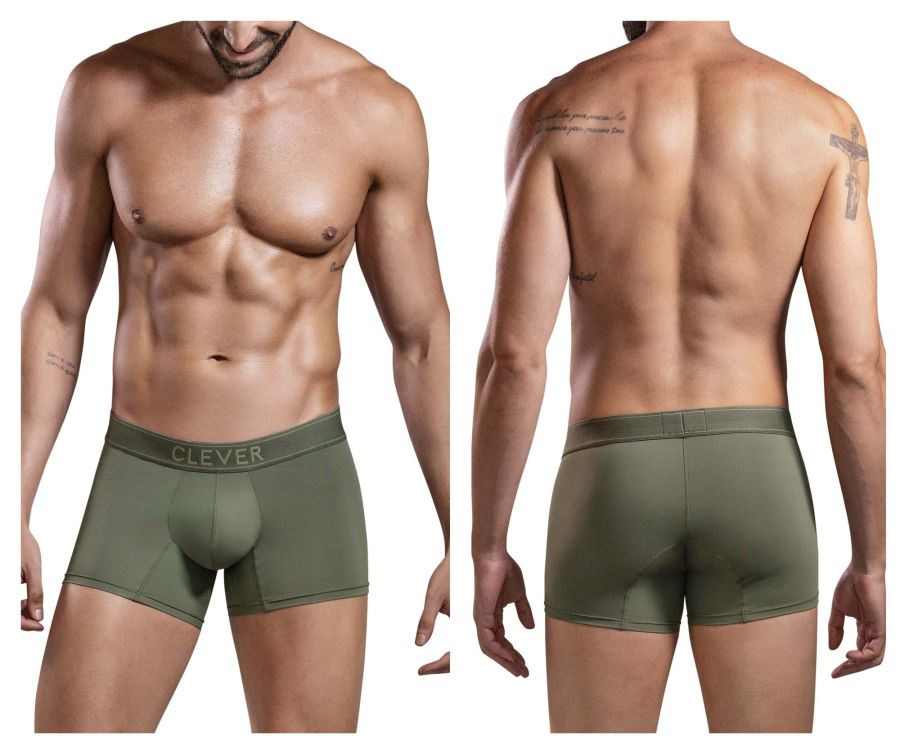 Clever 1668 Britanica Trunks Color Green - DealByEthan.gay loves Clever