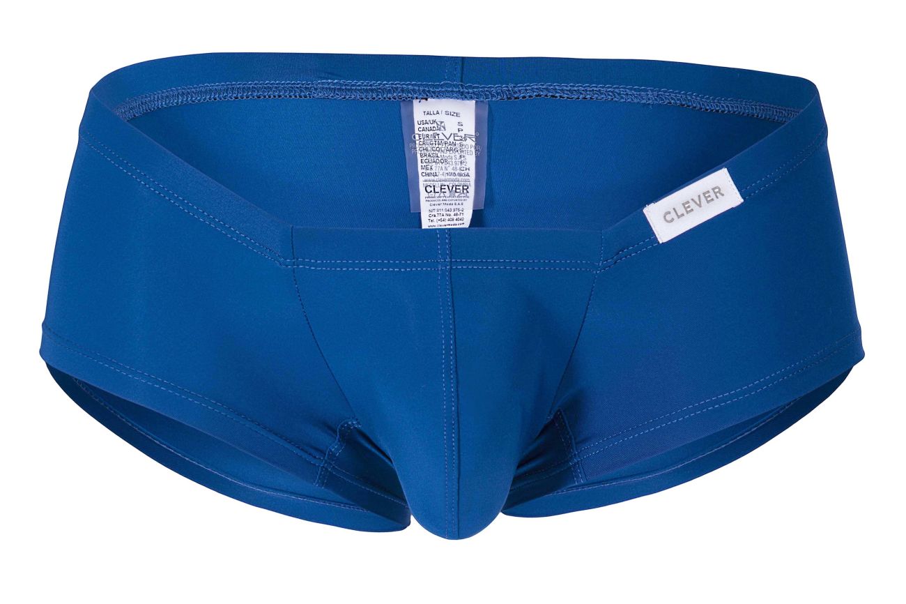 Clever 229931 3PK Australian Latin Trunks Color Petrol Blue-Dark Blue-Gray - DealByEthan.gay loves Clever