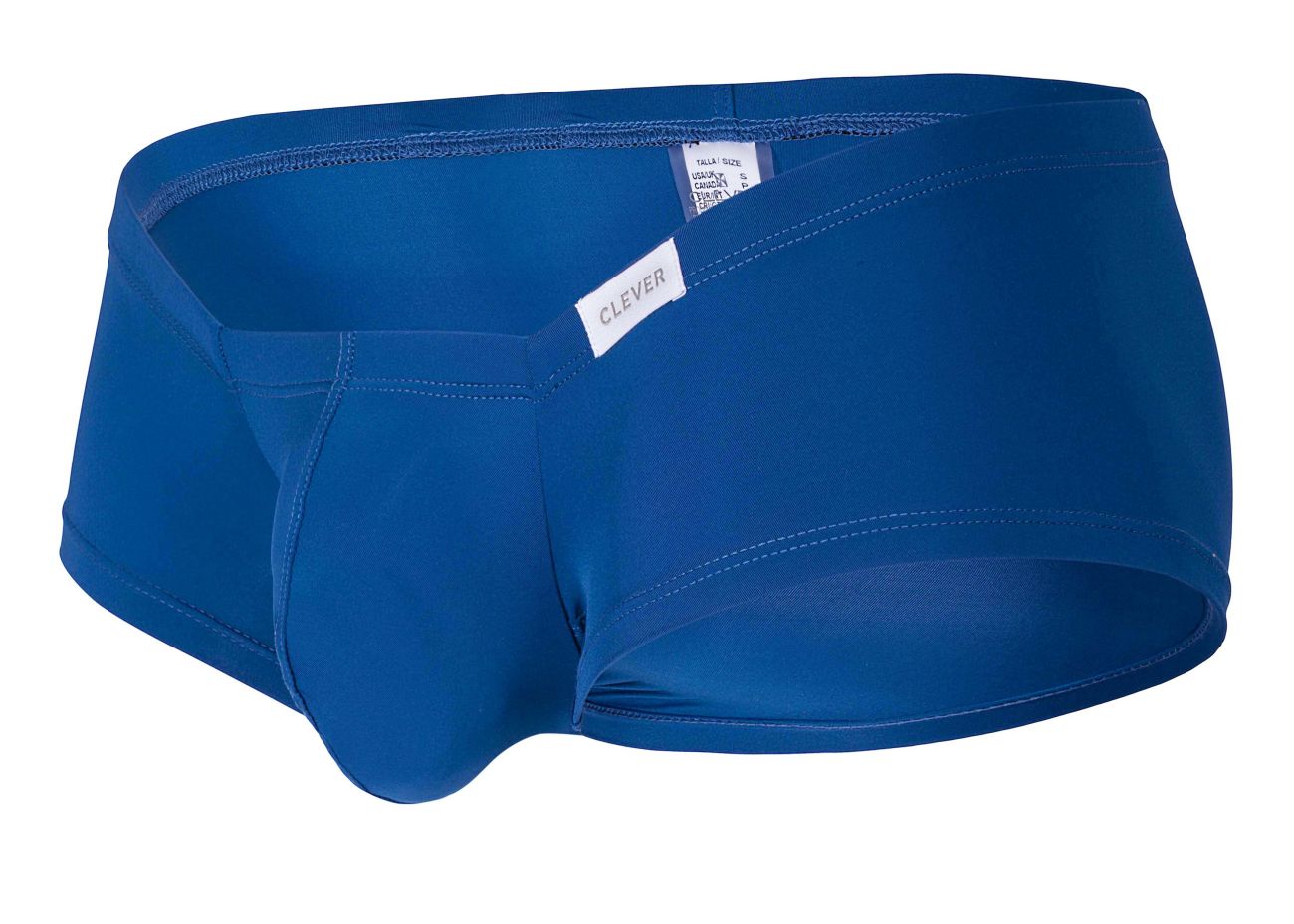 Clever 229931 3PK Australian Latin Trunks Color Petrol Blue-Dark Blue-Gray - DealByEthan.gay loves Clever