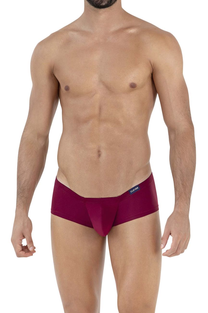 Clever 229932 3PK Australian Latin Trunks Color Blue-Petrol Blue-Grape - DealByEthan.gay loves Clever