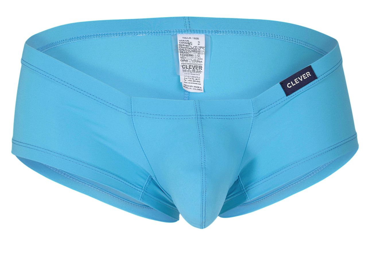 Clever 229932 3PK Australian Latin Trunks Color Blue-Petrol Blue-Grape - DealByEthan.gay loves Clever