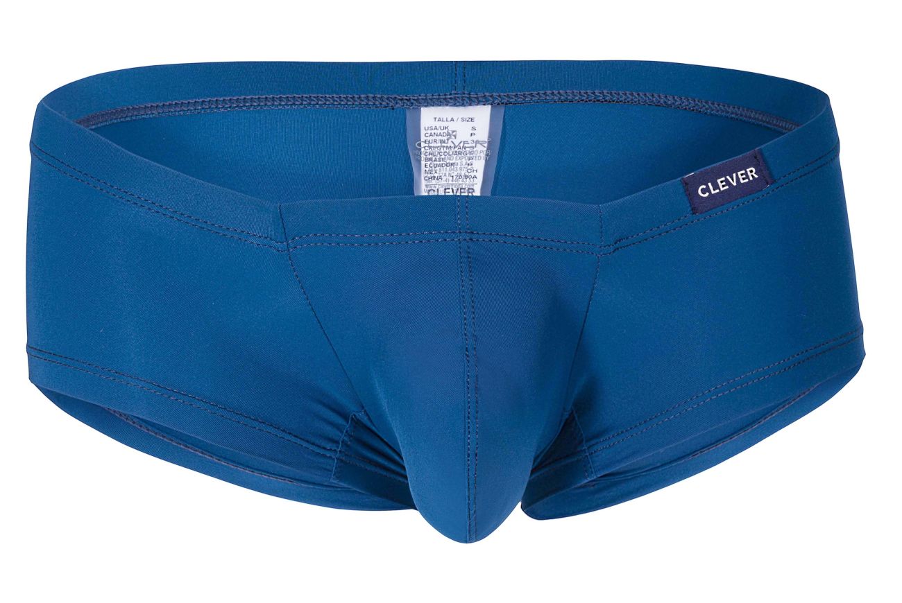 Clever 229932 3PK Australian Latin Trunks Color Blue-Petrol Blue-Grape - DealByEthan.gay loves Clever