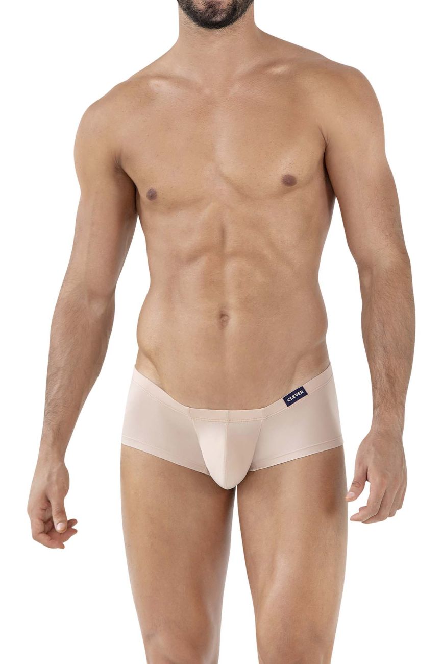 Clever 229933 3PK Australian Latin Trunks Color Beige-Blue-Dark Blue - DealByEthan.gay loves Clever