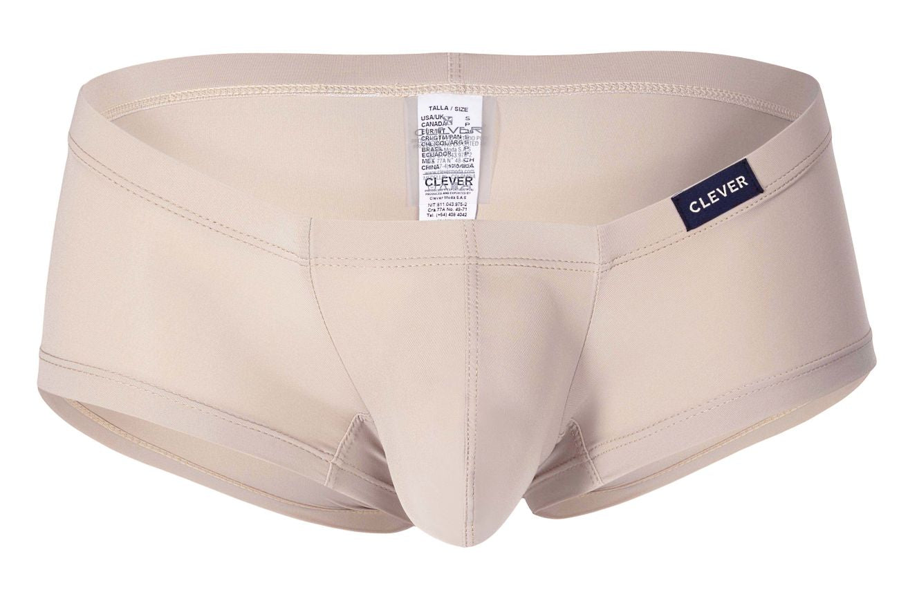 Clever 229933 3PK Australian Latin Trunks Color Beige-Blue-Dark Blue - DealByEthan.gay loves Clever